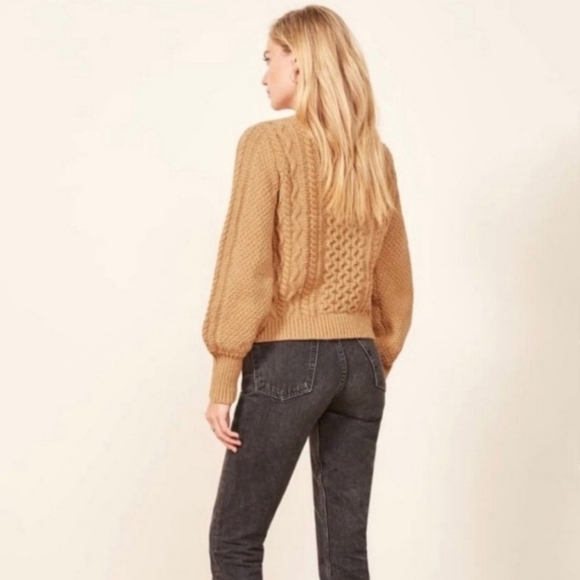 Reformation x La Ligne Sail Away With Me sweater camel XS - Picture 3 of 8
